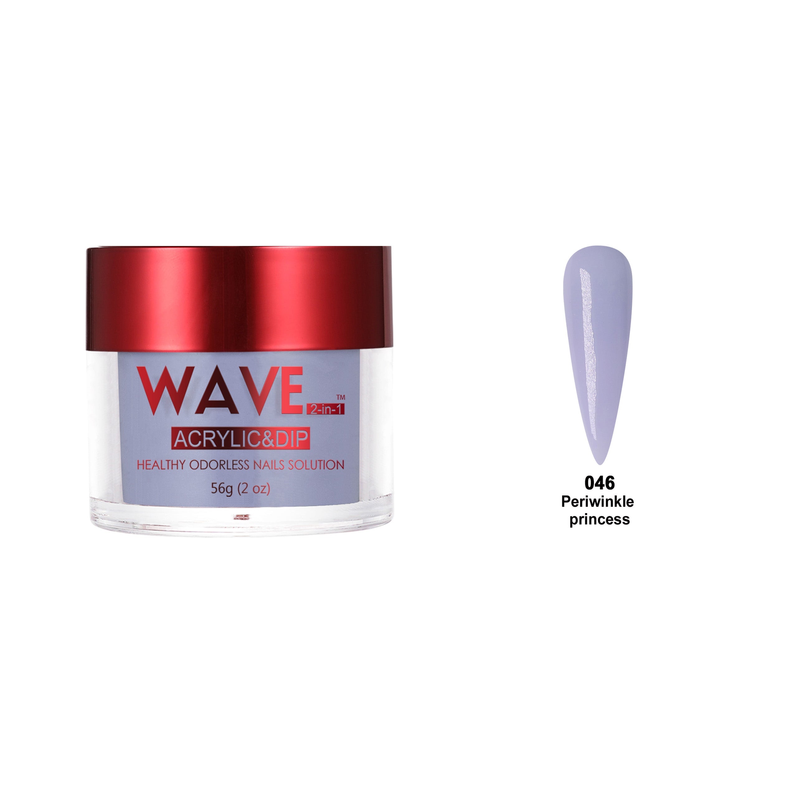 WAVEGEL QUEENS DIP & ACRYLIC POWDER WQ46 PERIWINKLE PRINCESS