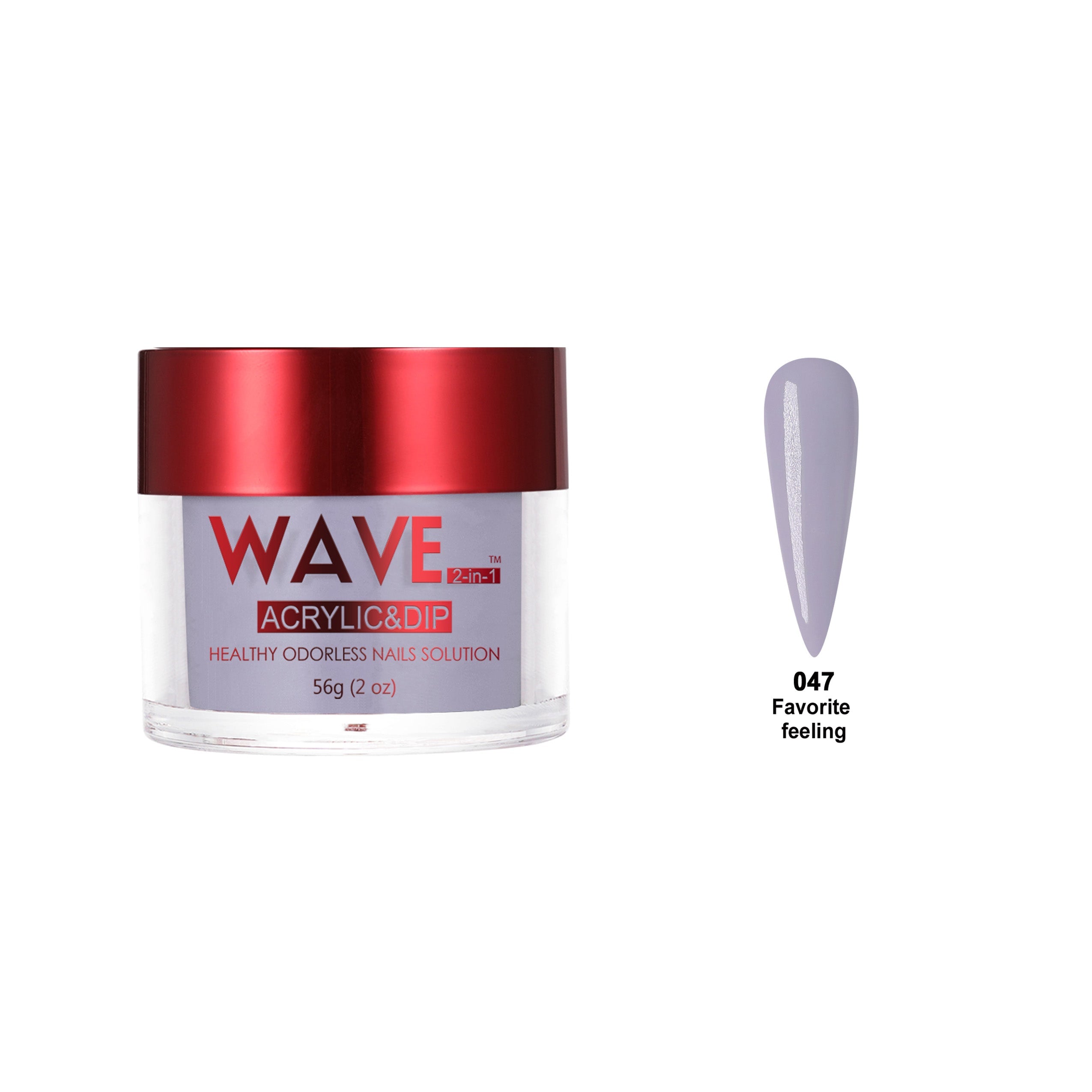 WAVEGEL QUEENS DIP & ACRYLIC POWDER WQ47 FAVORITE FEELING