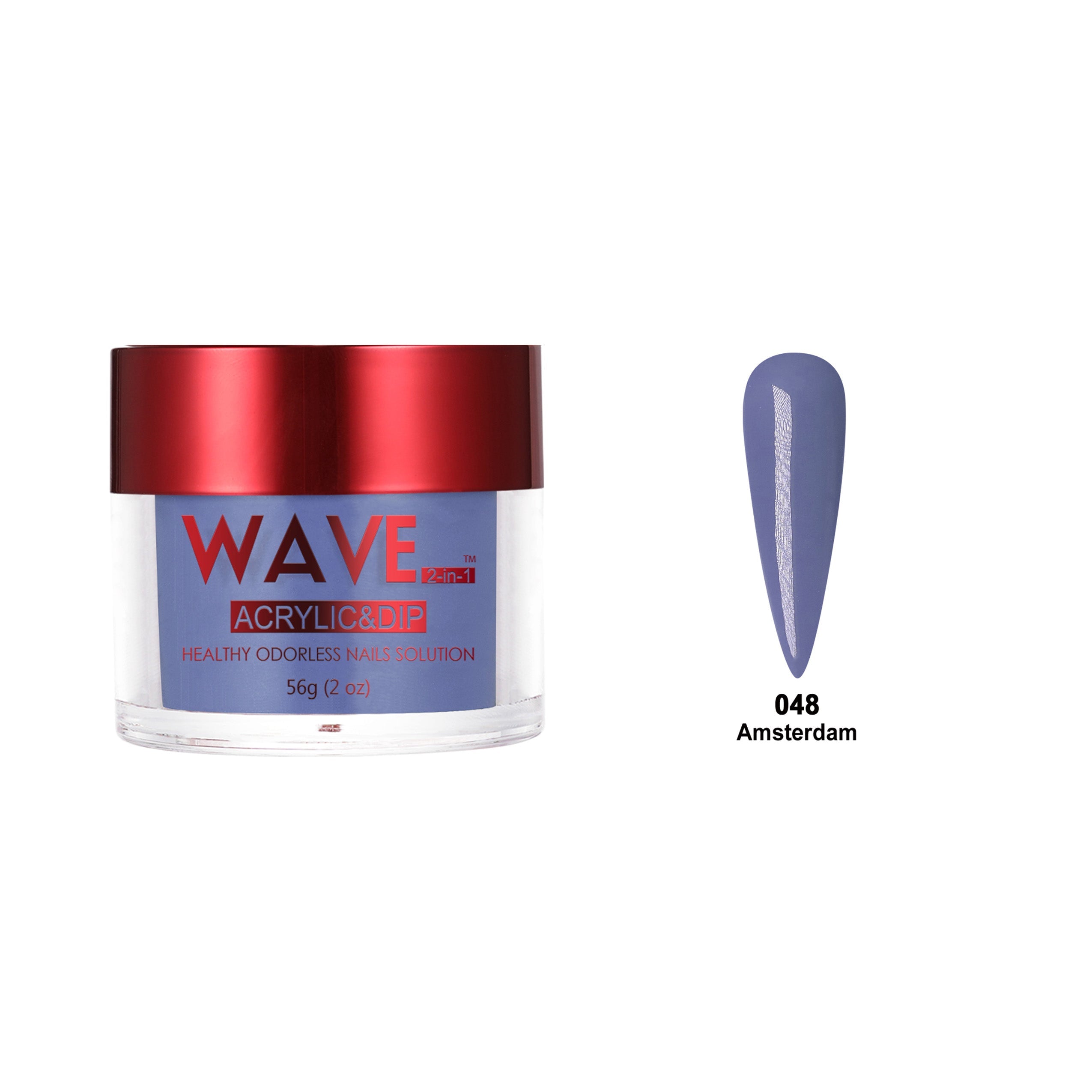 WAVEGEL QUEENS DIP & ACRYLIC POWDER WQ48 AMSTERDAM