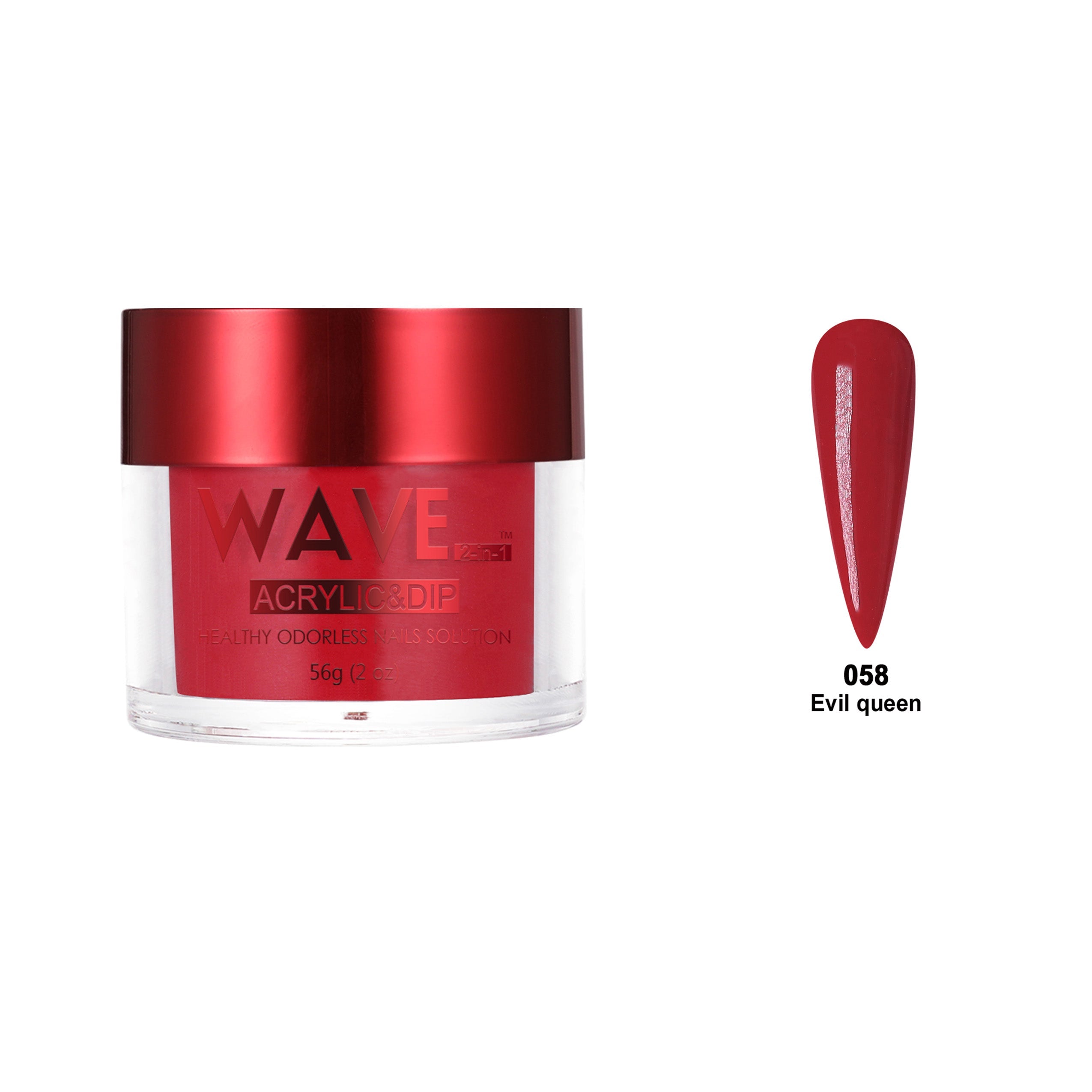 WAVEGEL QUEENS DIP & ACRYLIC POWDER WQ58 EVIL QUEEN