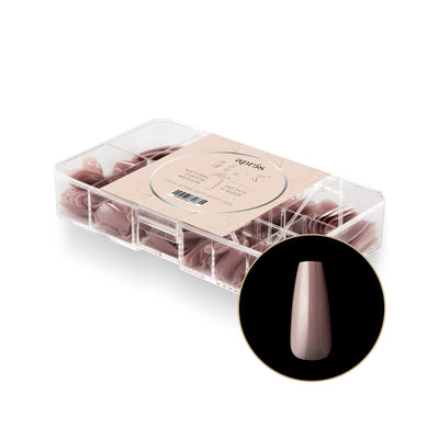 Aprés Gel-X Natural Coffin Medium Box of Tips (10)