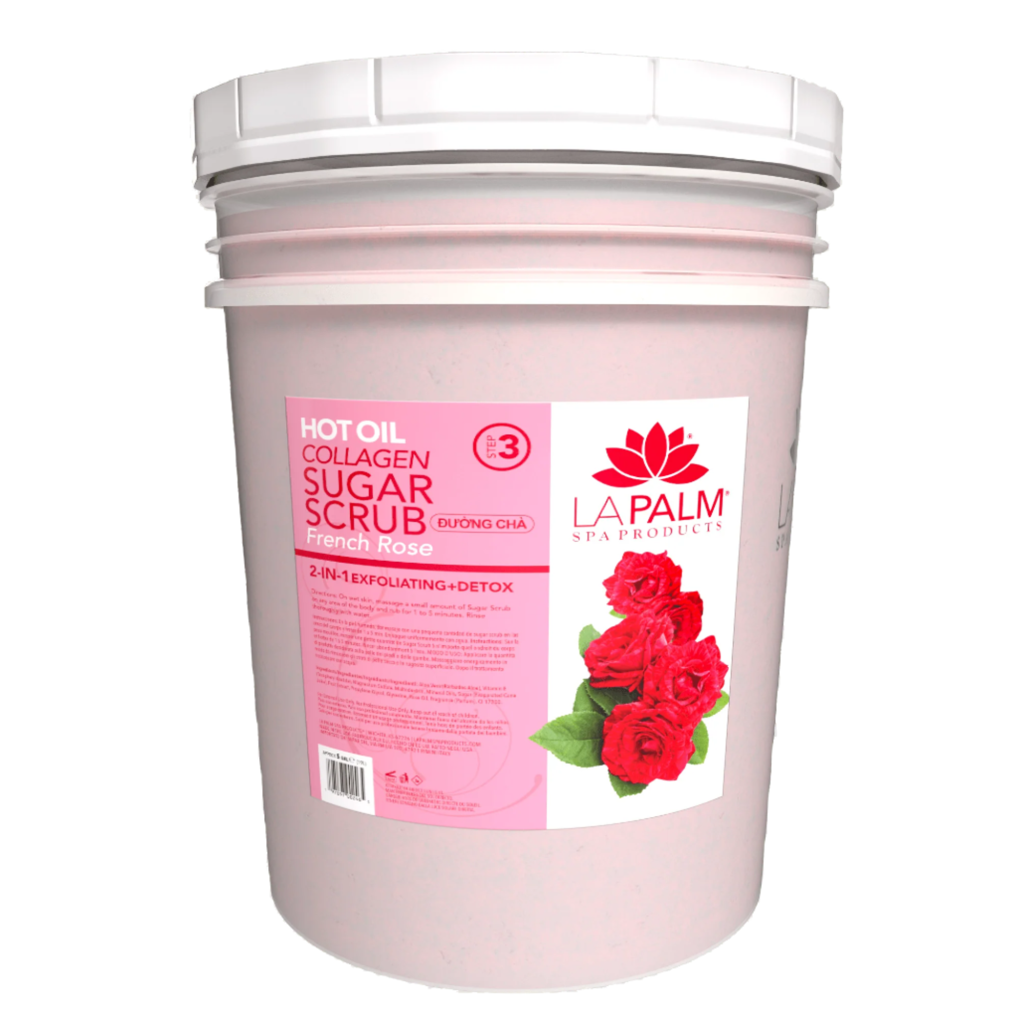 Hot Oil Sugar Scrub French Rose