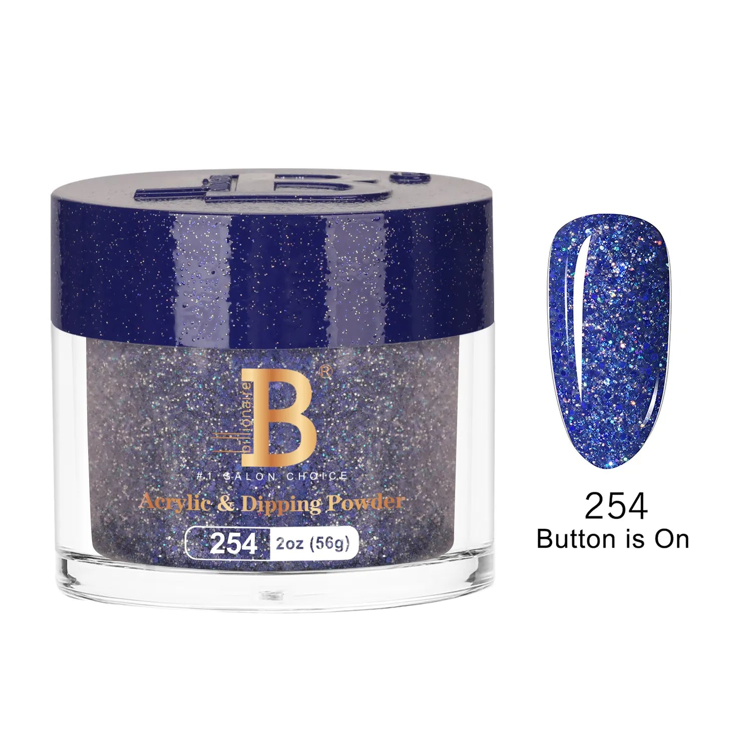 Billionaire - Imperial Dip Powder - Button is On - #254