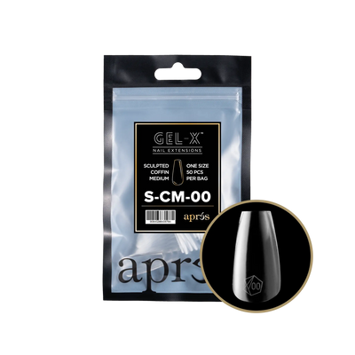Aprés Gel-X Sculpted Coffin Medium Refill Bag