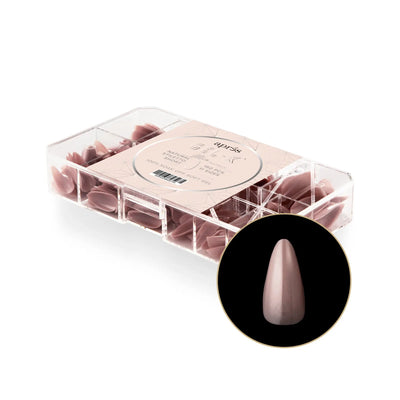 Aprés Gel-X Natural Stiletto Short Box of Tips (10)