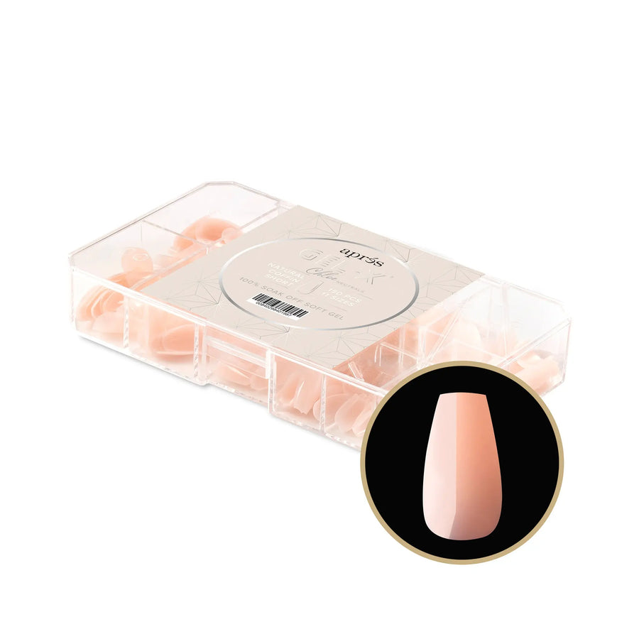Aprés Gel-X Natural Coffin Short Box of Tips (4)