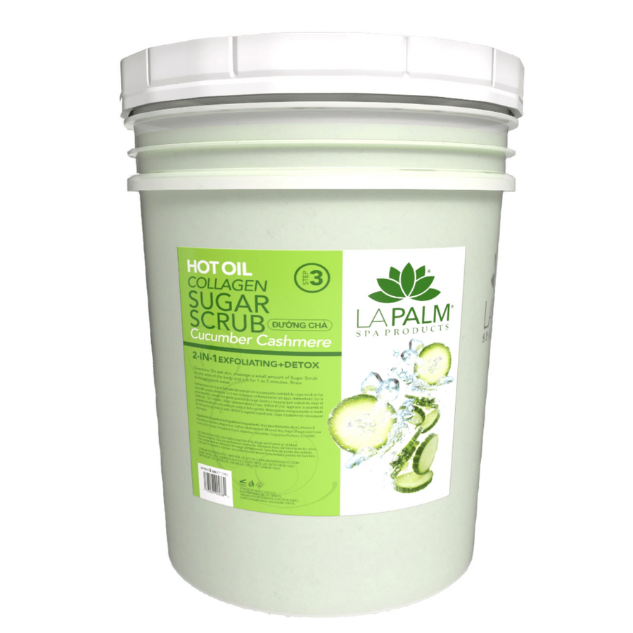 LA PALM Hot Oil Sugar Scrub Cucumber Cashmere