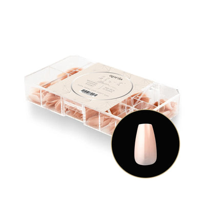 Aprés Gel-X Natural Coffin Short Box of Tips (8)