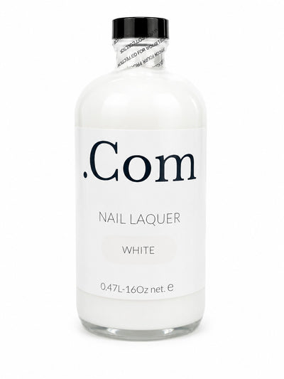 .Com - Nail Lacquer - White 16 oz