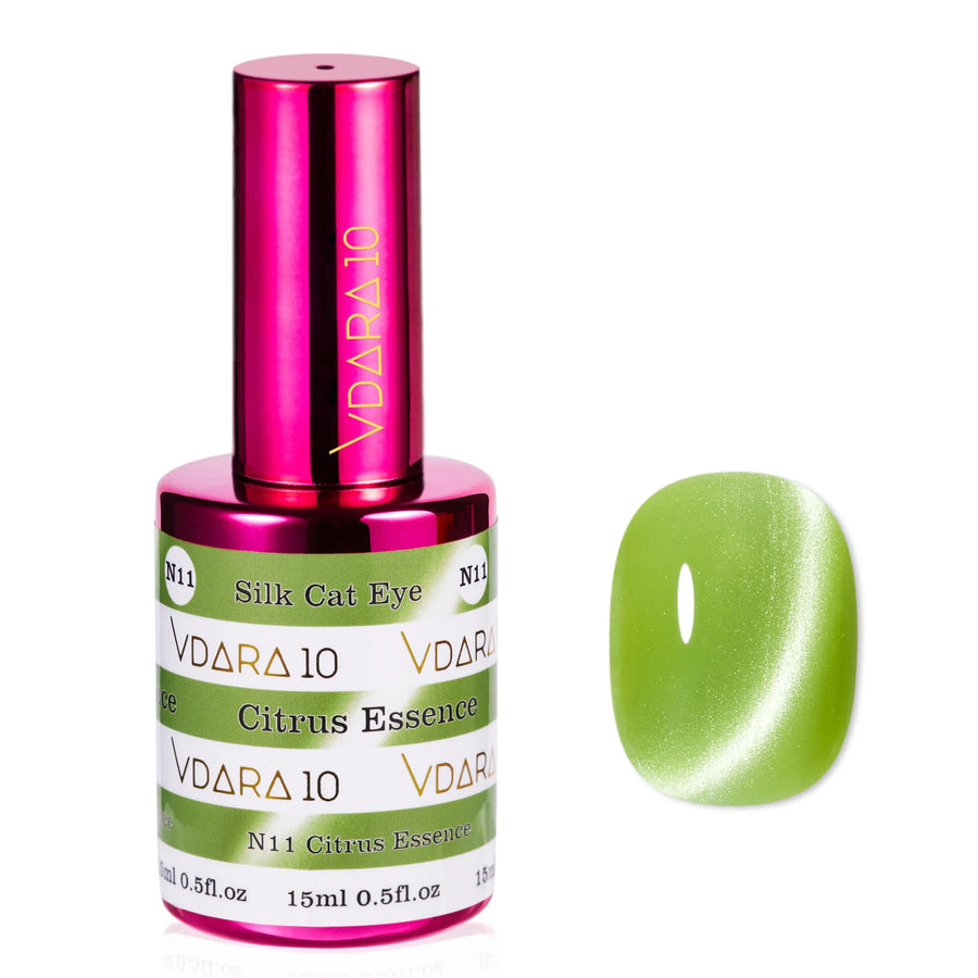 Vdara10 Silk Cat Eye gel polish in Citrus Essence (VCN011)