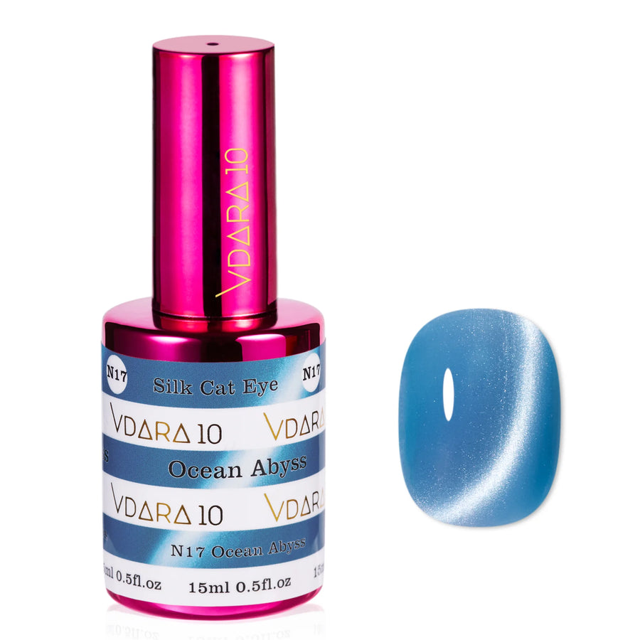 Vdara10 Silk Cat Eye gel polish in Ocean Abyss (VCN017)
