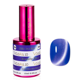 Vdara10 Silk Cat Eye gel polish in Electric Blue (VCN020)