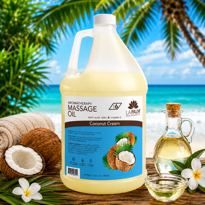 La Palm Massage Oil Coconut Gallon