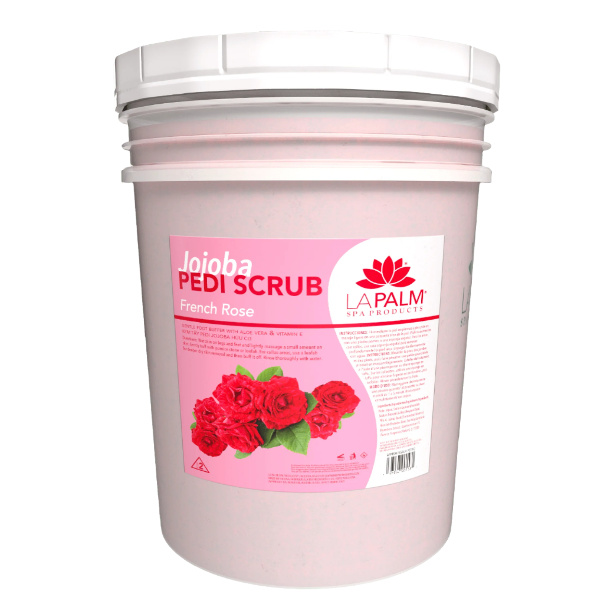 Jojoba Pedi Scrub French Rose