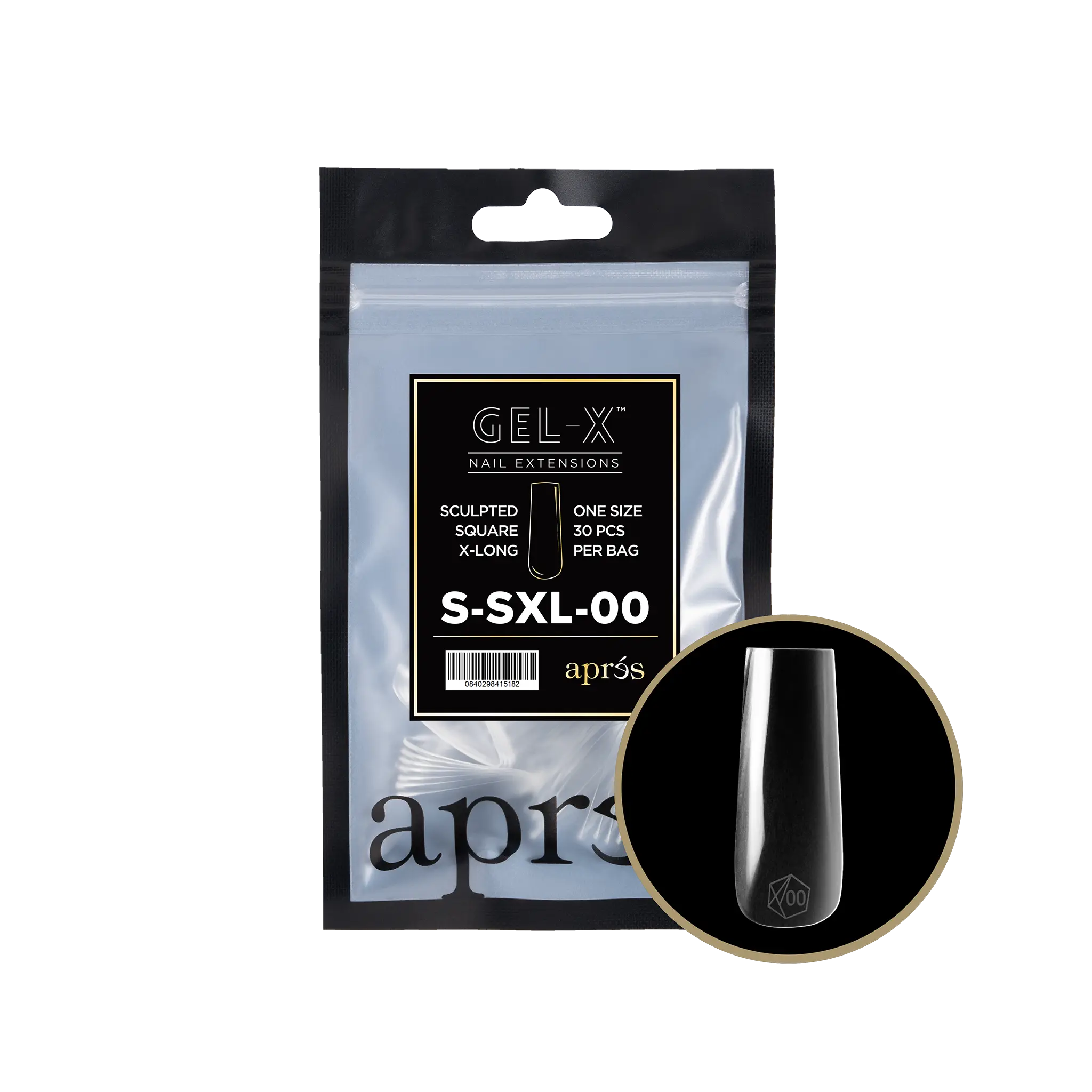Aprés Gel-X Sculpted Square X-Long Refill Bag