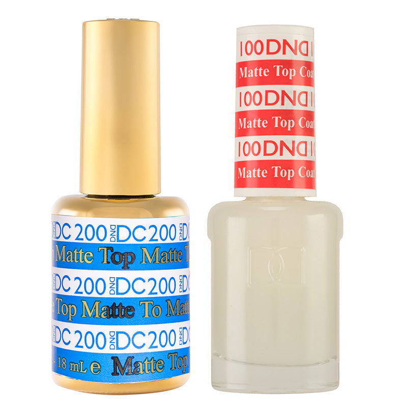 DND - Matte Gel Top Coat & Lacquer Top Coat