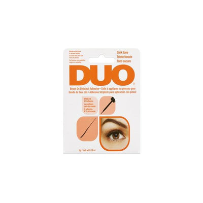 Ardell DUO Brush-On Striplash Adhesive, Dark, 0.5 fl oz Lash Adhesive