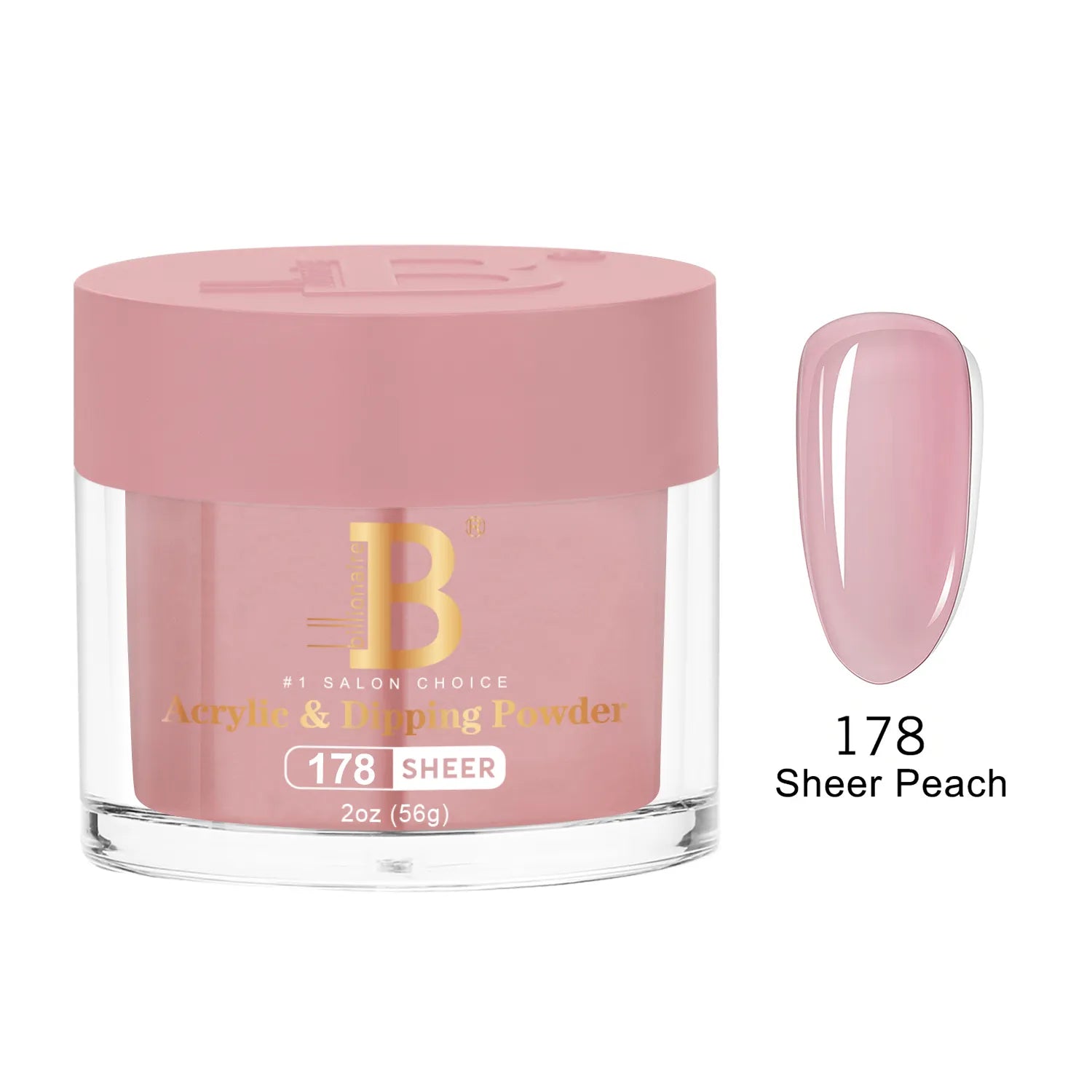 Billionaire - Imperial Dip Powder - Sheer Peach - #178