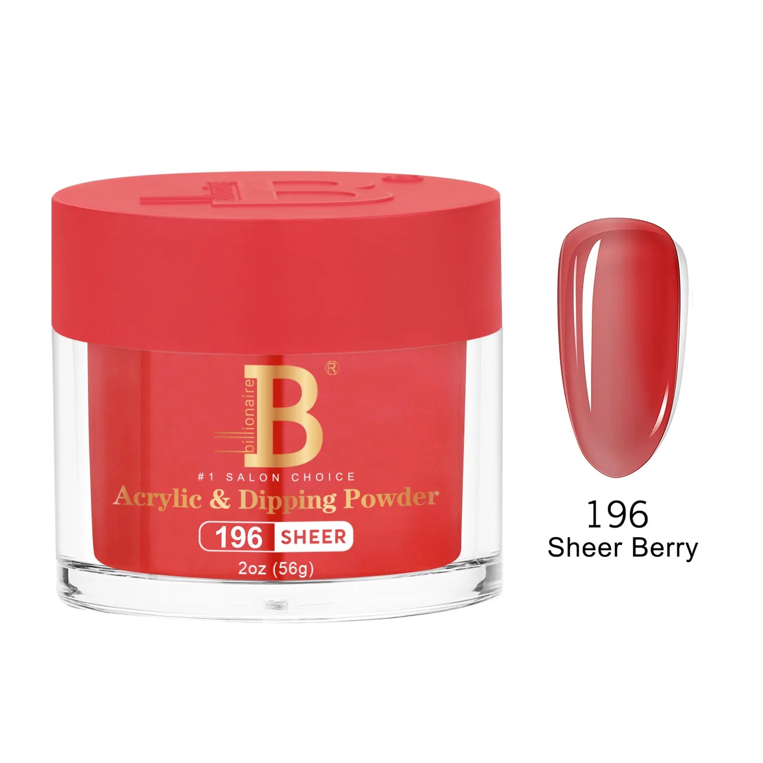 Billionaire - Imperial Dip Powder - Sheer Berry - #196