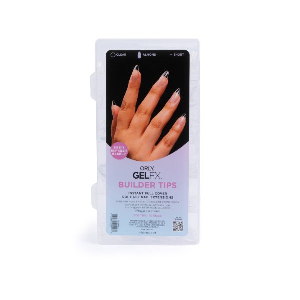 Orly - GELFX Builder Tips - Natural Almond Short (550 pc)