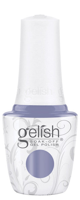 Gelish Soak-Off Gel Polish "What's The Hang Up?", Muted Blue Creme, 15mL |.5 fl oz -In Frame Collection