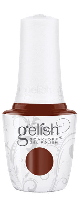 Gelish Soak-Off Gel Polish "Fifteen Minutes Of Frame", Warm Chestnut Creme, 15mL |.5 fl oz -In Frame Collection