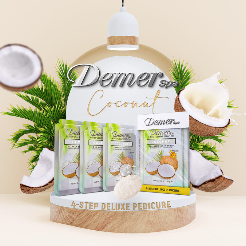 Demer Deluxe Pedi 4in1 - Set - Coconut