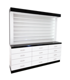 Whale Spa -  BW SINGLE SIDED POLISH AND POWDER DISPLAY/CABINET