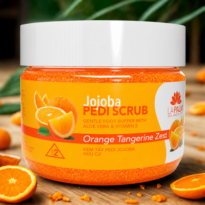 La Palm Pedi Scrub Orange Bucket