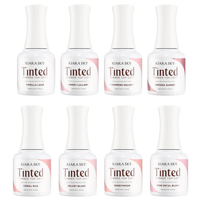 Kiara Sky - Gel Polish - Tinted Rubber Top Coat Collection
