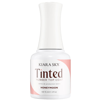 Kiara Sky - Gel Polish - Tinted Rubber Top Coat - Honeymoon 0.5 oz - #KSTRHM