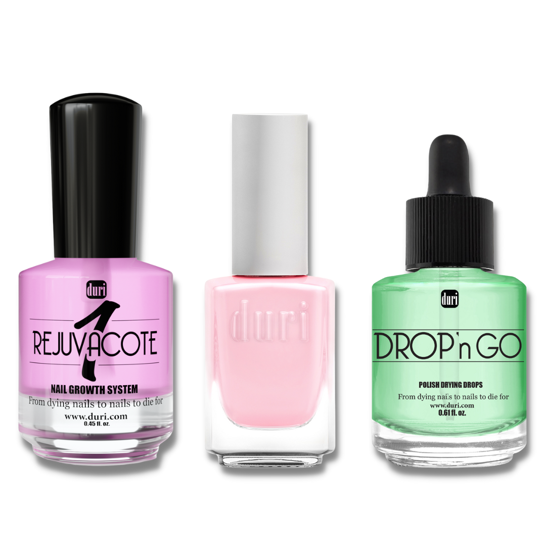 Duri - Pretty in Pink Polish & Nail Strengthening Polish Travel Set