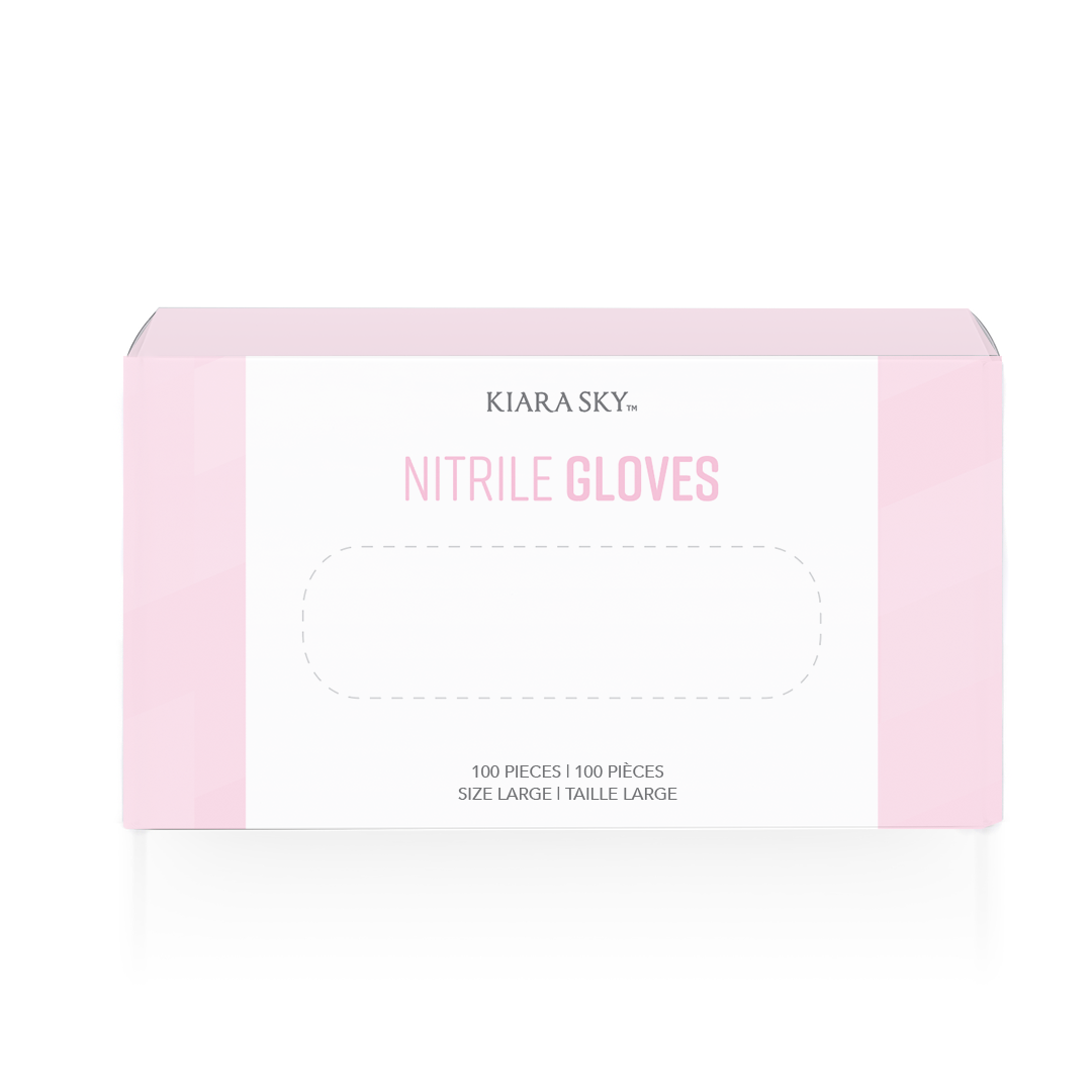 Pink Nitrile Gloves - 100pcs