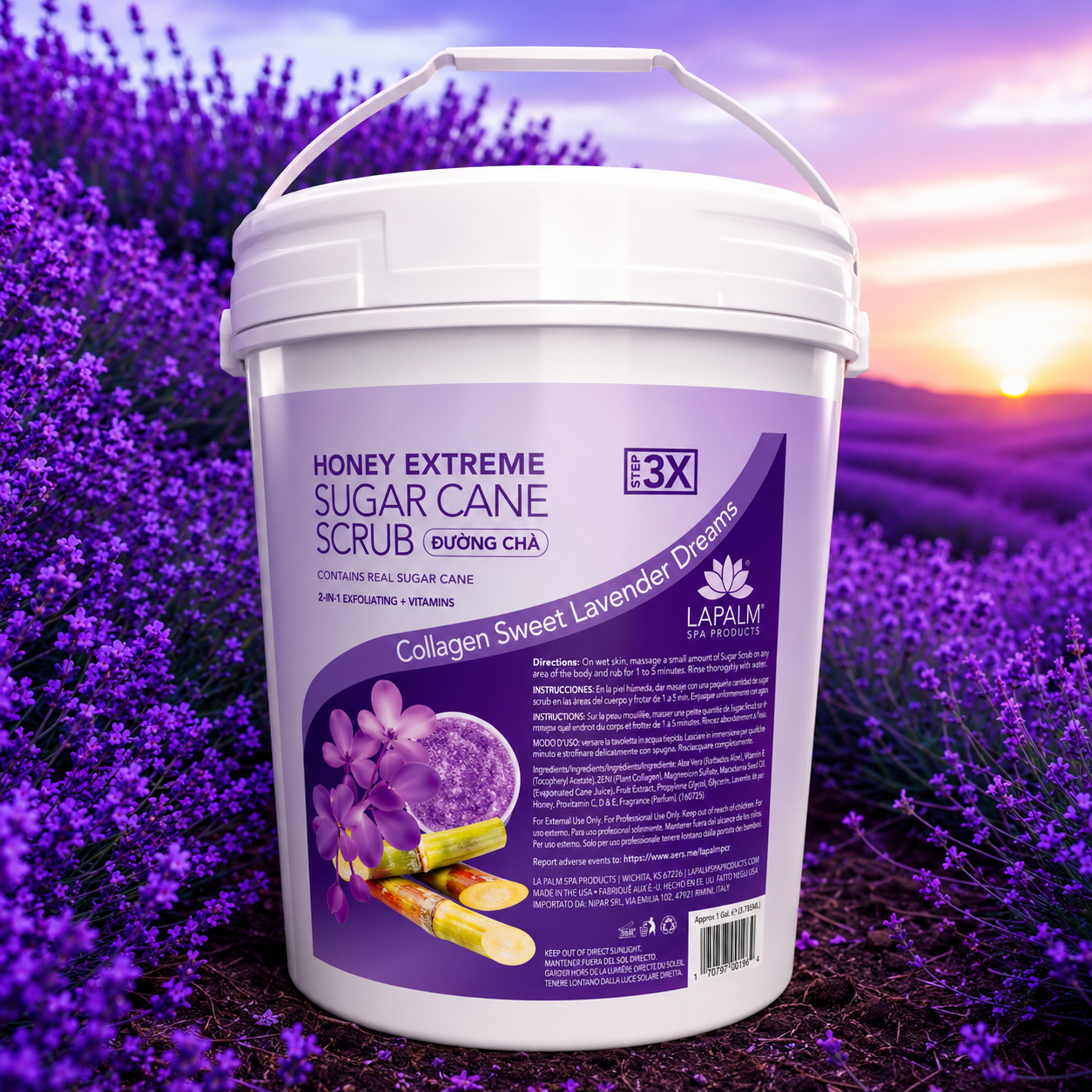 La Palm - LP SUGAR CANE LAVENDER BK