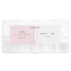 Kiara Sky -  Non C-Curve Nail Tips XXL - Coffin Clear