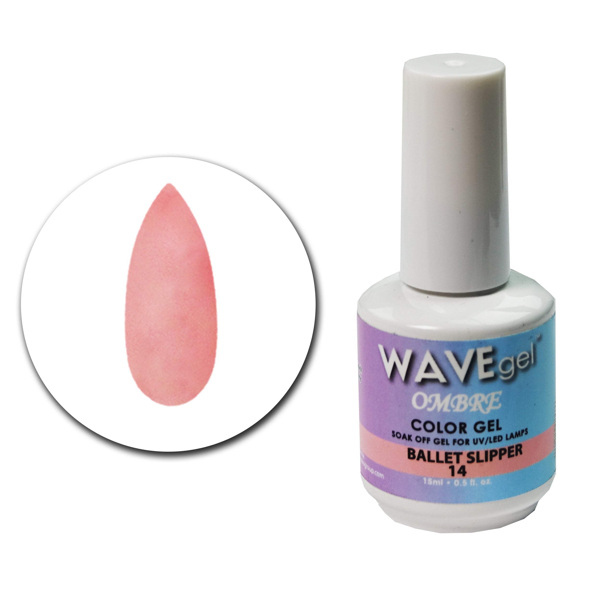 WAVEGEL Ombre Gel # 14 Ballet Slipper
