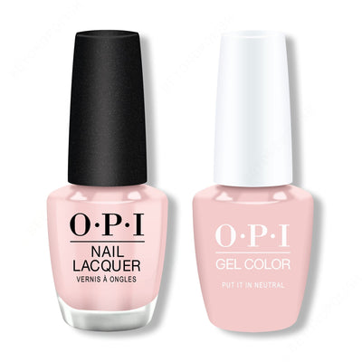 OPI - Gel & Lacquer Combo - Put It In Neutral