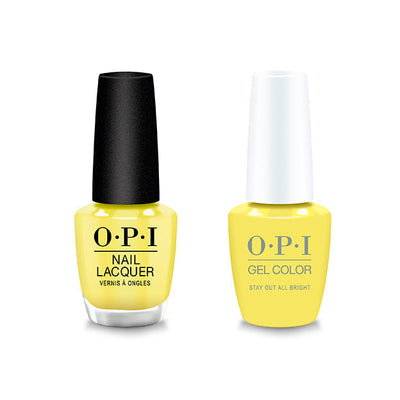 OPI - Gel & Lacquer Combo - Stay Out All Bright