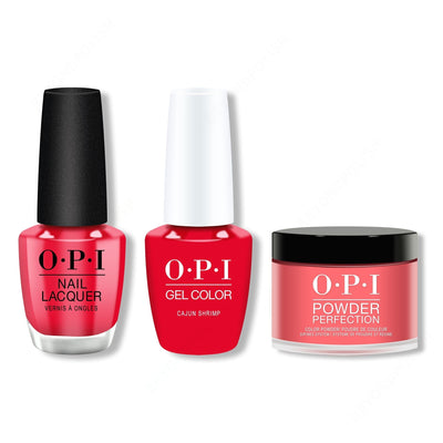 OPI - Gel, Lacquer & Dip Combo - Cajun Shrimp