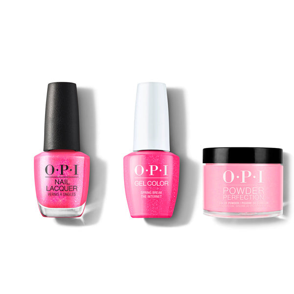 OPI - Gel, Lacquer & Dip Combo - Spring Break The Internet