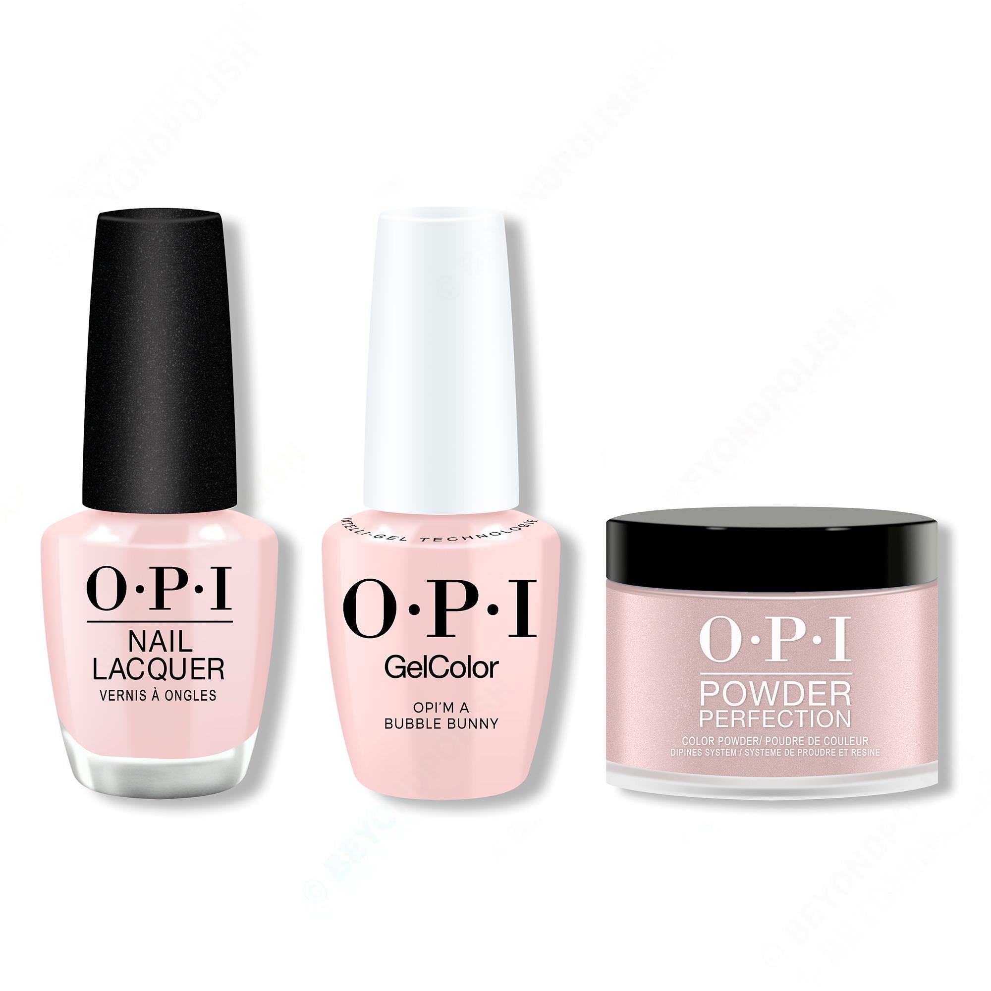 OPI - Gel, Lacquer & Dip Intelli-Gel Combo - OPI'm a Bubble Bunny - OPIcons Spring 2026