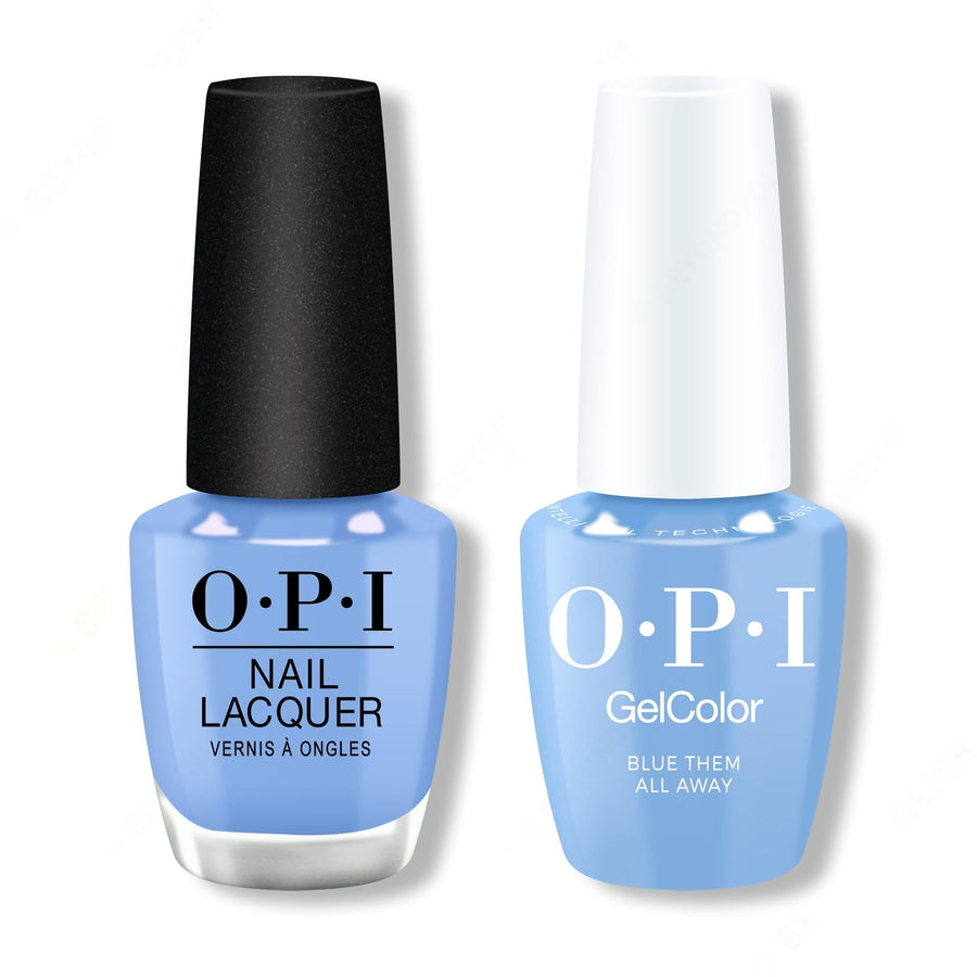 OPI - Gel & Lacquer Intelli-Gel Combo - Blue Them All Away