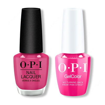 OPI - Gel & Lacquer Intelli-Gel Combo - No Turning Back From Pink Street 0.5 Oz