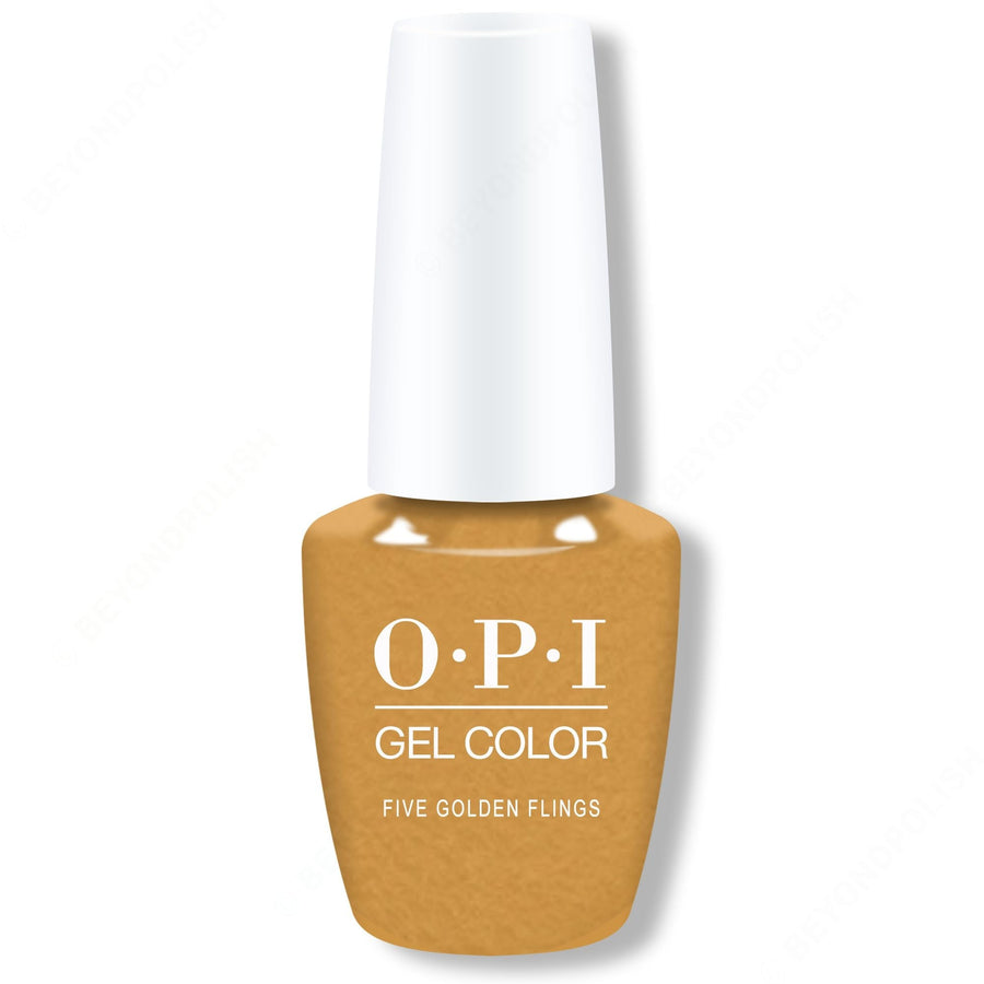 OPI GelColor - Five Golden Flings 0.5 oz - #GCHPQ02