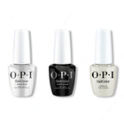 OPI GelColor Intelli-Gel Combo - Super Base Coat, Super Gloss Top Coat & Hands in the Clouds