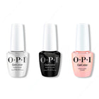 OPI GelColor Intelli-Gel Combo - Super Base Coat, Super Gloss Top Coat & Reoccurin' Gleam