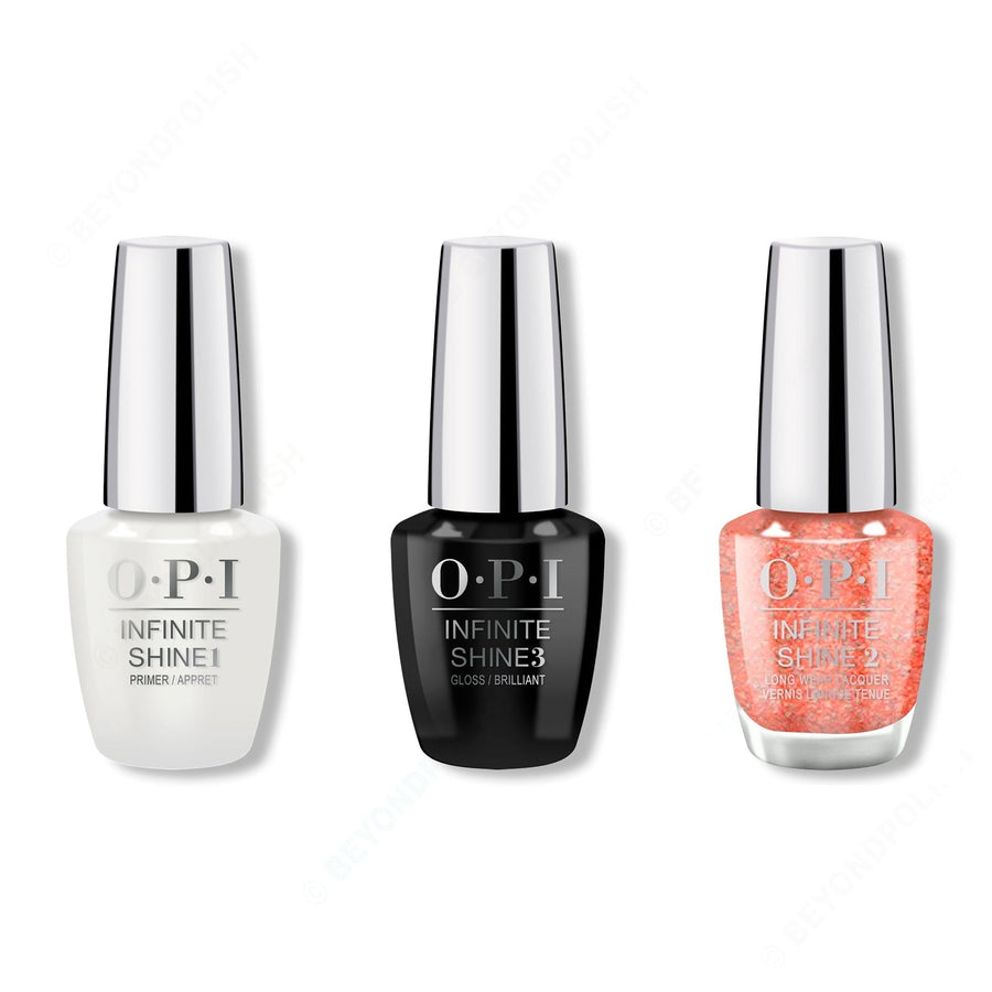 OPI - Infinite Shine Combo - Base, Top & It's a Wonderful Spice