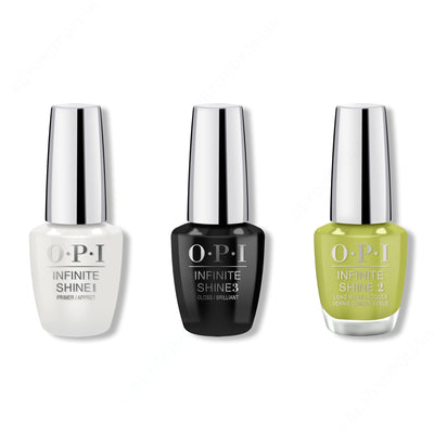 OPI - Infinite Shine Combo - Base, Top & Pear-adise Cove