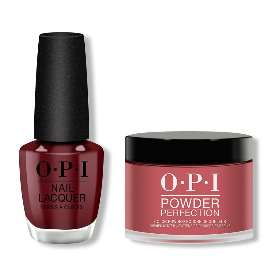 OPI - Lacquer & Dip Combo - Got the Blues for Red