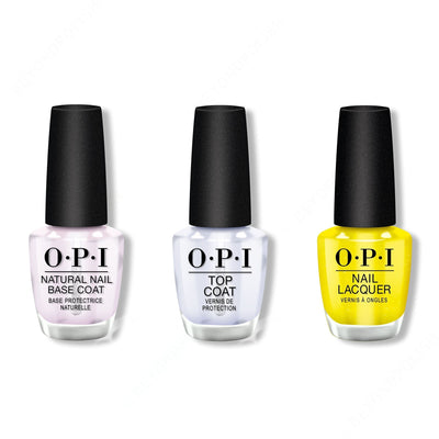 OPI - Nail Lacquer Combo - Base, Top & Bee Unapologetic